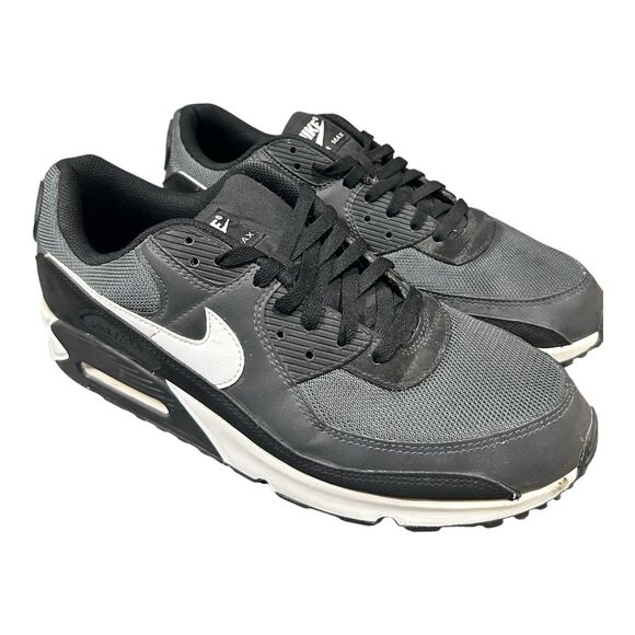 Nike Air Max 90 Iron Grey Smoke Black White CN8490-002 Men...